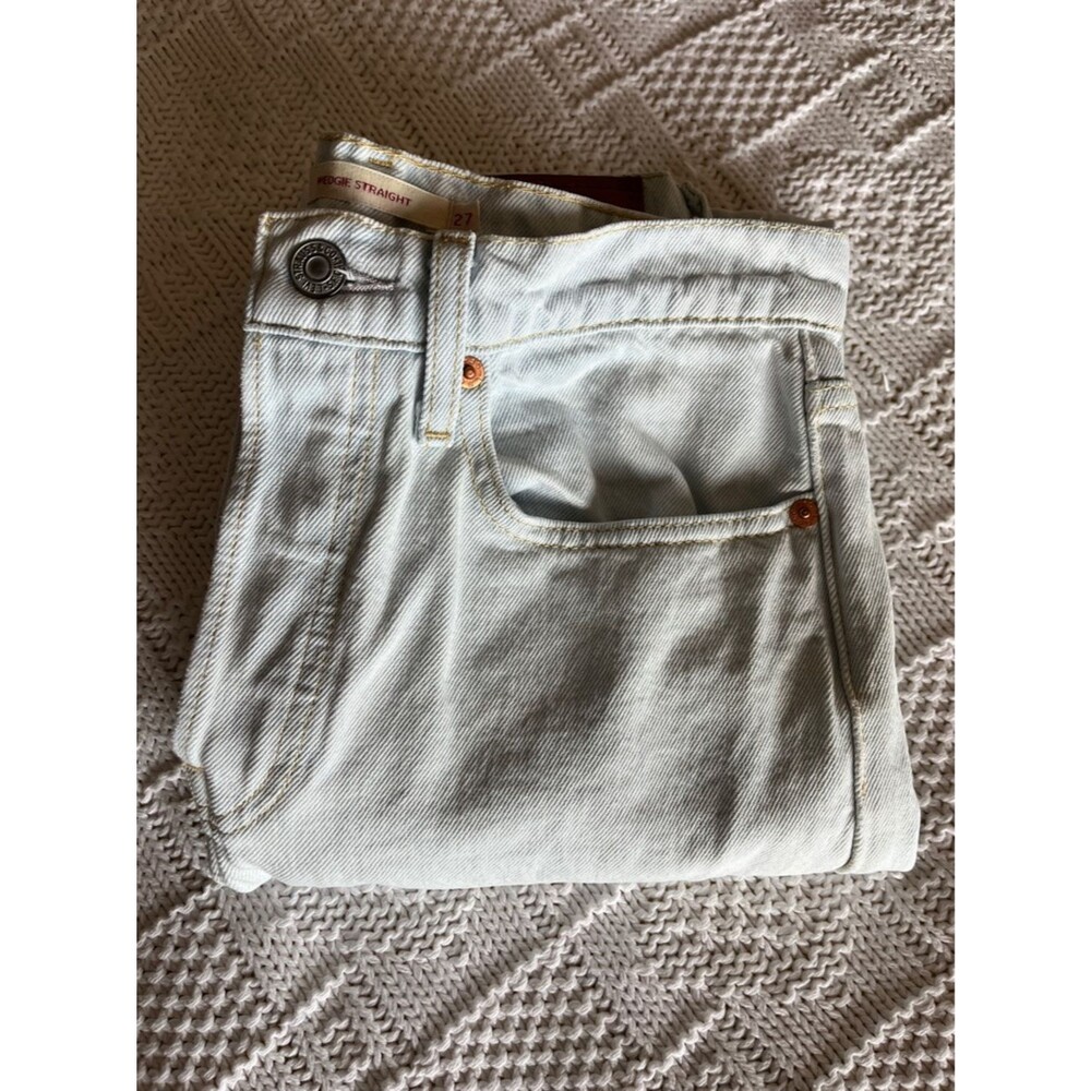Levi's® Premium Wedgie Straight Ankle Women's Jeans Light wash Sz 27 L 28 - Picture 11 of 11